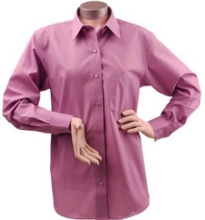 Foxcroft Wrinkle Free Solid Shirt, Basic Fit, Lavender