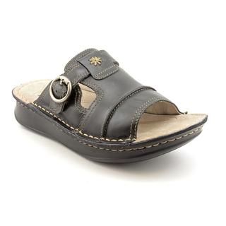 Eastland Womens Up Slide Leather Sandals   Wide (Size 10