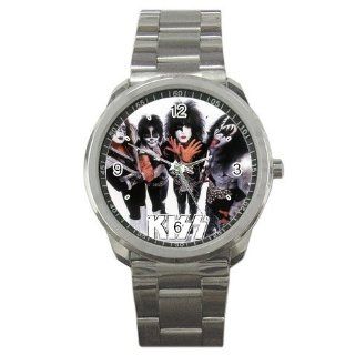 kiss band 1 sport wrist watch metal watch gift Sports