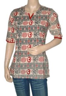 Bollywood Cotton Casual Wear Kurta Top Tunic with Hand