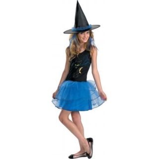 Disguise Midnight Witch Child Teen Costume