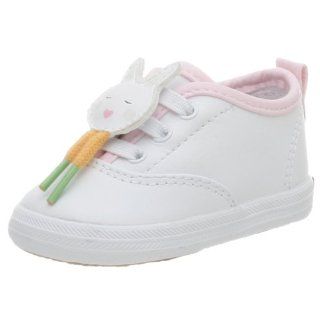 Champion Toe Cap Lace Sneaker,White/Light Pink,2 M US Infant: Shoes