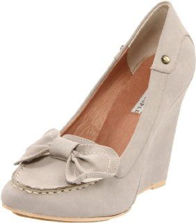 Lovely People Womens Missy Wedge Pump,Taupe,6 M US Shoes
