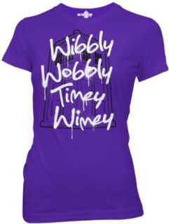 Doctor Who T Shirt   Wibbly Wobbly Timey Wimey Juniors Tee