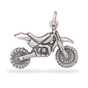 Dirt Bike Charm [Jewelry]: Clothing