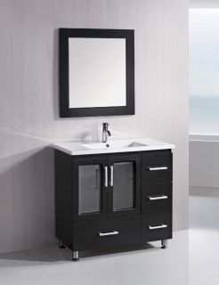 Solid Wood Stanton 36 Inch Modern Bathroom Vanity Set Today $969.99