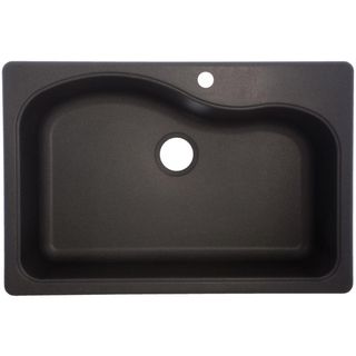 SGR3322 1 Large Granite Single Bowl Undermount/Self Rimming Sink