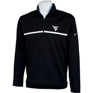 WVU Nike Golf Therma Fit Quarter Zip in Black Clothing
