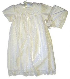 Embroidered Lace & Roses Christening Gown Clothing