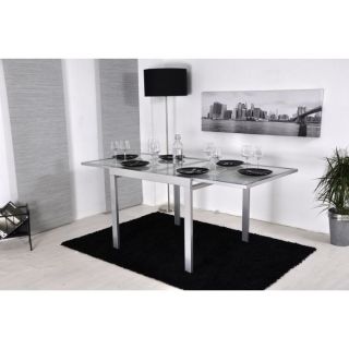 EXTEND Table extensible grise 90/180cm   Achat / Vente TABLE A MANGER