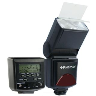 Polaroid PL144 Power Zoom TTL Flash AF with LCD for Sony Camera Mount