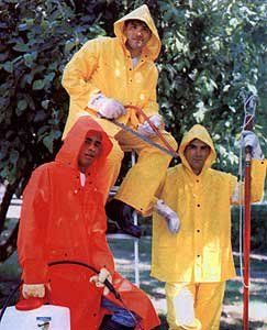 Rugged Rain Suit w/Pants   Orange 2X Large Clothing