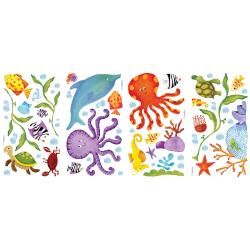 RoomMates Adventures Under the Sea Peel and Stick Wall Decals