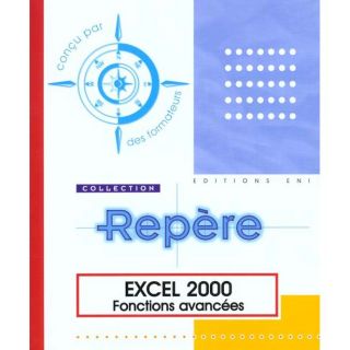 Excel 2000 ; fonctions avancees   Achat / Vente livre Collectif pas