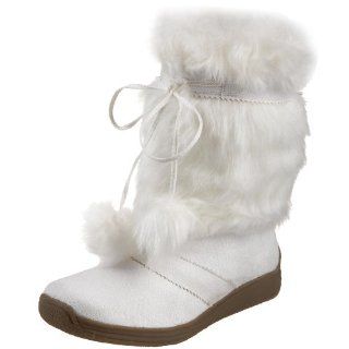 UNIONBAY Womens Furrey II Boot,White,6.5 M US Shoes