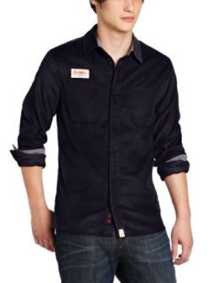 Altamont Mens Houndslow Long Sleeve Cord Shirt: Clothing