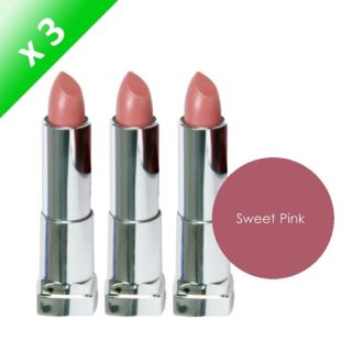 Gemey Maybelline Color Sensational Sweet Pink x3   Achat / Vente GLOSS