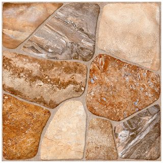 SomerTile 17.75x17.75 inch Rhone Caliza Ceramic Floor and Wall Tiles