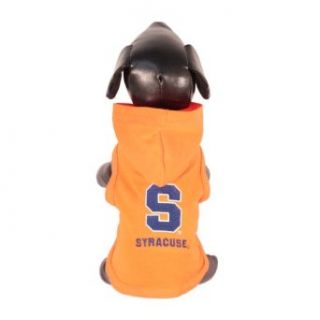 NCAA Syracuse Orange Cotton Lycra Hooded Dog Shirt: Sports