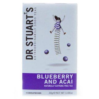 Dr Stuarts Blueberry & Acai Caffeine Free Tea   15 Teabags