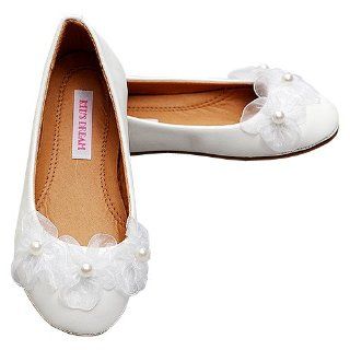 Pearl Leather Ballet Flat Shoes Toddler Girls 6 Kids Dream Shoes