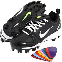 com Nike Womens Unify MCS Softball Cleats Black/White Size 9.5 Shoes