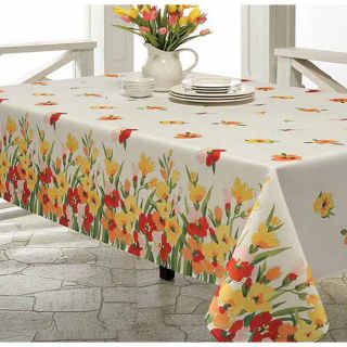 Primavera Printed 60x104 inch Rectangular Tablecloth