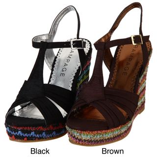 Rampage Womens Baltric Wedge Sandals