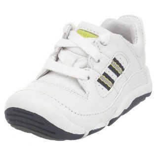 Infant/Toddler Scooter Stage 2 Shoe,White/Navy,3.5 M US Toddler Shoes