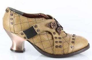  Icon, 2.5 Inch Metropolis Steampunk Oxford in Mustard Shoes