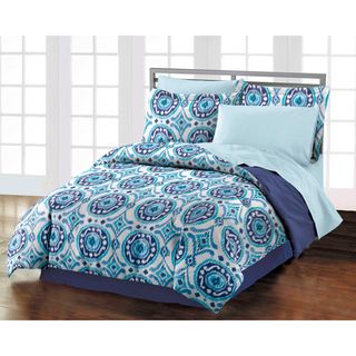 Istanbul 4 piece Comforter Set with Bedskirt