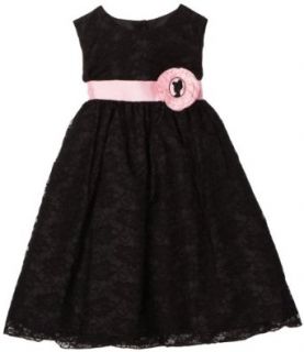 Disney Girls 2 6X Holiday Dress, Black, 6X Clothing