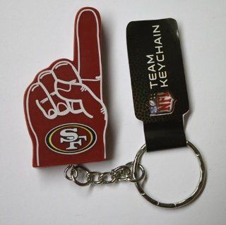NFL San Francisco 49ers #1 Finger Keychain: Sports