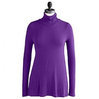 A Line Turtleneck Swing Top Clothing