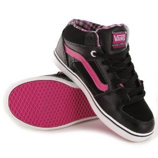  Vans Saylem Black Pink Mid Womens Trainers Size 11 US Shoes