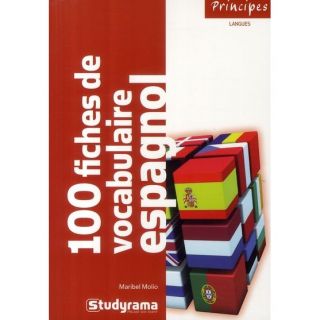 DICTIONNAIRE   LANGUE 100 fiches de vocabulaire espagnol (2e édition)