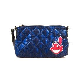 Cleveland Indians MLB Quilted Wristlet Purse Sports