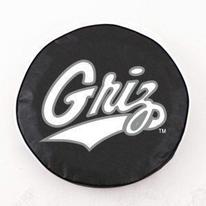 Montana Grizzlies Black Tire Cover, Small Sports