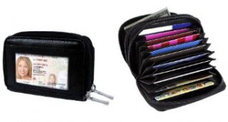 Leather Accordion Security Wallet Clothing
