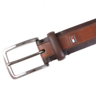 Tommy Hilfiger Mens Two tone Genuine Leather Belt