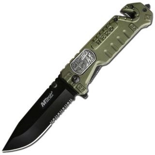 MTech USA Ranger Tactical Folding Knife with Glass Breaker