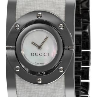 Gucci Womens 112 Twirl White Mother of Pearl Watch