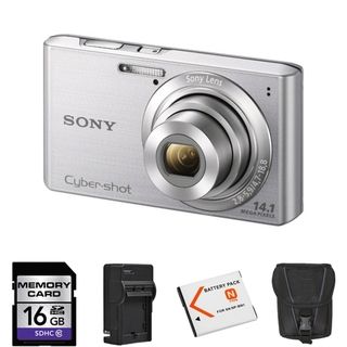Sony Cyber Shot DSC W610 14.1MP Digital Camera Bundle