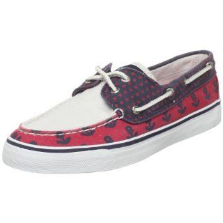 com Sperry Top Sider Womens Bahama Boat Shoe,Red/Navy,6 M US Shoes