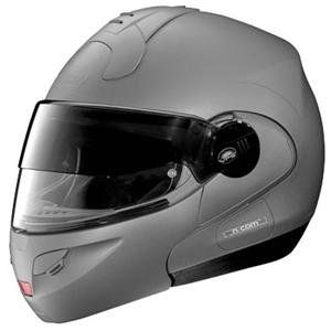 Nolan N102 Solid N Com Helmet   2X Large/Flat Arctic Grey  