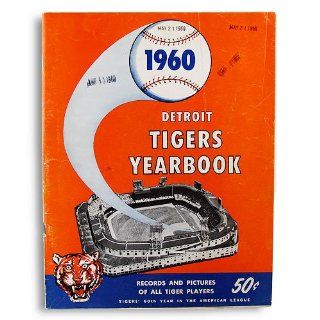 Detroit Tigers 1960 Official Yearbook: Sports & Outdoors
