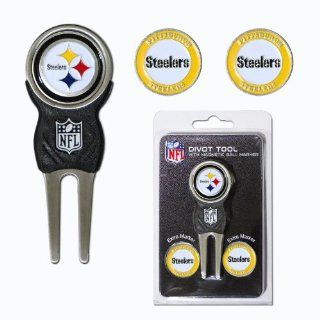 NFL Pittsburgh Steelers Signature Divot Tool and 2 Extra