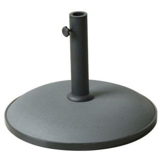 Grey 55 pound Cement Umbrella Stand