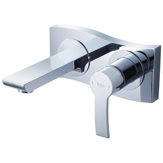 Kraus Sonus Wall mounted Single Lever Basin Chrome Faucet