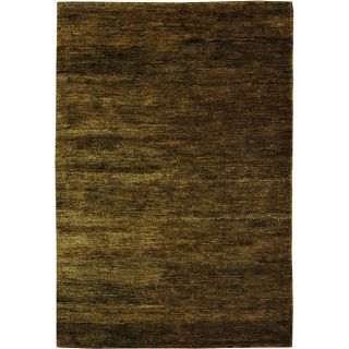 Hand knotted Vegetable Dye Solo Green Hemp Rug (2 x 3) Today $28.70